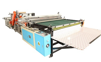 Three Side Seal Bag Making Machine For Big PE Foam Bag And Air Bubble Bag